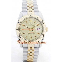 Rolex Replique DateJust - Turn O Graph - Two Tone