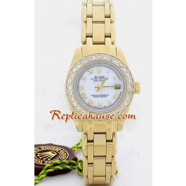 Rolex Replique DateJust - d' or Lady's
