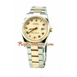 Rolex Replique Datejust Hommes Montre - Pink d' or