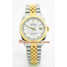Rolex Replique Datejust Montre - Two Tone