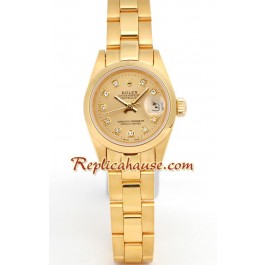 Rolex Replique DateJust - d' or Lady's