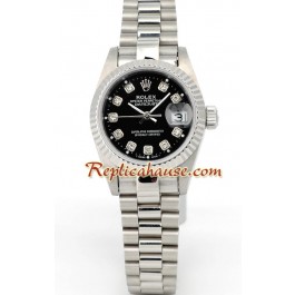 Rolex Replique DateJust - Silver Lady's