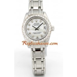 Rolex Replique DateJust - Silver Lady's