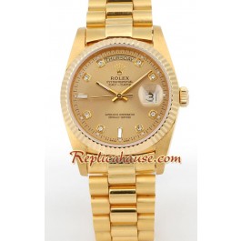Rolex Replique Day Date Suisse Hommes d' or Montre