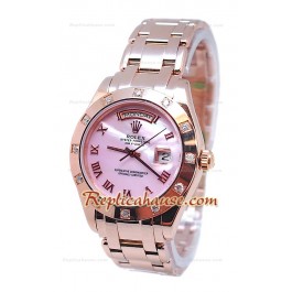 Rolex Day Date Pink Perle Cadran Montre Suisse