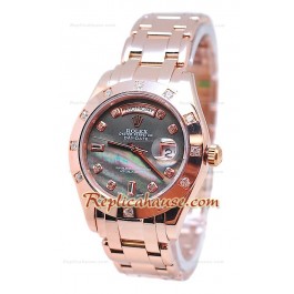 Rolex Day Date Noir Perle Cadran Montre Suisse
