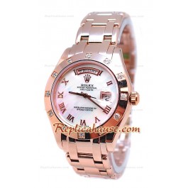 Rolex Day Date Blanc Perle Cadran Montre Suisse