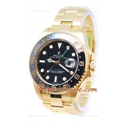 Rolex GMT Master II Or Suisse Céramique Bezel Montre De Replique