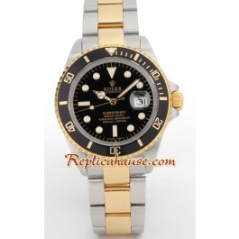 Rolex Replique Submariner Suisse Two Tone Montre