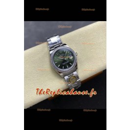 Montre Rolex Super Clone Datejust 31 mm à cadran vert Oyster Super Clone