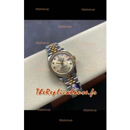 Montre Rolex Super Clone Datejust 31 mm, cadran or jaune, Super Clone