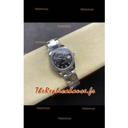 Montre Rolex Super Clone Datejust 31 mm Cadran Gris Oyster Super Clone
