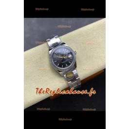Montre Rolex Super Clone Datejust 31 mm Cadran Gris Oyster Super Clone