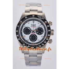 Rolex Daytona Paul Newman Label Noir Cadran bleu, réplique suisse personnalisée avec mouvement 4130
