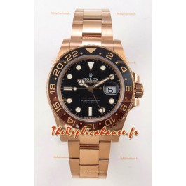 GMT Master 126715CHNR Or Rose Cal.3285 MVMNT Balancier libre Super Clone