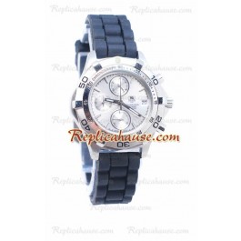 Tag Heuer Aquaracer Quartz Noir Rubber Strap Montre