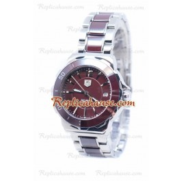 Tag Heuer Formula 1 Quartz Brown Ceramic Bezel Steel Montre