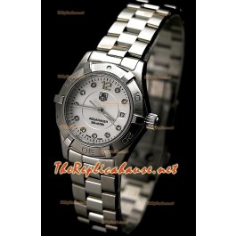 Tag Heuer Aquaracer Femme Suisse Quartz Montre en Diamants Markers