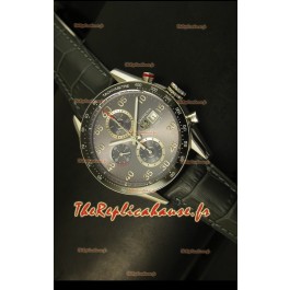Montre à cadran gris Tag Heuer Carrera Calibre 1887 - Réplique miroir 1:1 