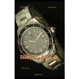 Montre suisse à cadran gris Tag Heuer Aquaracer Calibre 5 - Édition miroir 1:1