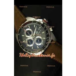 Montre en acier inoxydable Tag Heuer Calibre 16 avec cadran gris
