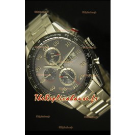 Montre à cadran gris Tag Heuer Carrera Calibre 1887 - Réplique miroir 1:1 
