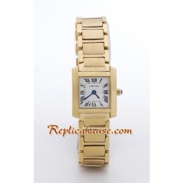 Cartier Tank Francaise d' or - Lady's Montre