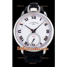Chopard Louis-Ulysse L'hommage montre suisse en acier inoxydable cadran blanc 