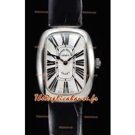 Franck Muller Galet Quartz montre suisse pour les dames bracelet noir