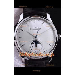 Jaeger LeCoultre Maître Ultra Mince Lune montre réplique en acier inoxydable à miroir 1:1 