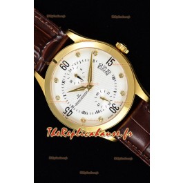 Jaeger LeCoultre Master Control montre réplique suisse en or jaune
