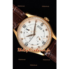 Jaeger LeCoultre Master Control montre réplique suisse en or rose