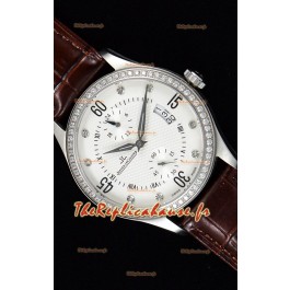 Jaeger LeCoultre Master Control montre réplique suisse en acier inoxydable