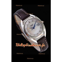 Longines Primaluna montre suisse réplique à Quartz pour les dames en cadran en perle