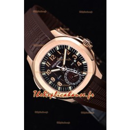 Patek Philippe Aquanaut 5164R montre à miroir 1:1 en cadran marron 