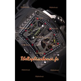 Richard Mille RM70-01 montre réplique suisse avec boîtier en carbone