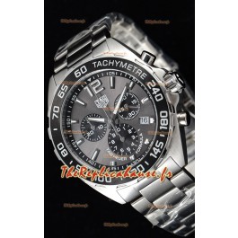 Tag Heuer Formule 1 montre suisse réplique chronographe à Quartz en cadran anthracite 