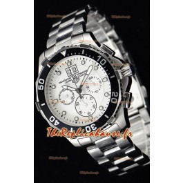Tag Heuer Aquaracer montre suisse chronographe à Quartz en cadran blanc 