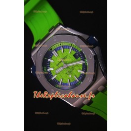 Audemars Piguet Royal Oak New Diver, Montre Réplique Suisse 1:1 en Vert