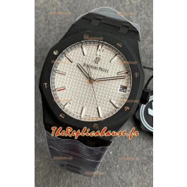 Audemars Piguet Royal Oak 15500 Réplique Suisse Revêtue PVD 3120 Mouvement Suisse - Cadran Blanc