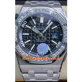 Audemars Piguet Royal Oak Offshore Diver 1:1 Miroir Réplique Suisse - Bracelet acier
