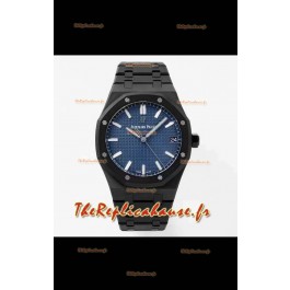 Montre Audemars Piguet Royal Oak PVD 3120 Mouvement - Cadran Bleu Réplique suisse