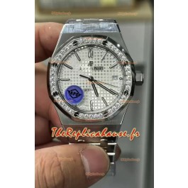 Audemars Piguet Montre Royal Oak 37MM cadran blanc en mouvement 3120 - Réplique 1:1