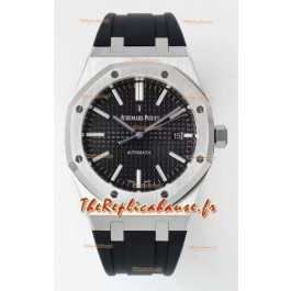 Audemars Piguet Royal 15400 41MM Cadran noir Acier 904L Mouvement CAL.3120 Réplique miroir 1:1 