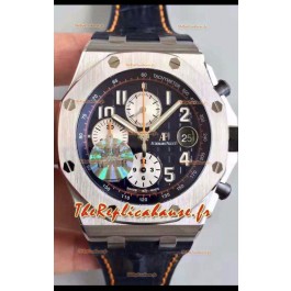 Montre Audemars Piguet Royal Oak Offshore Chronographe Cadran Bleu Acier 904L Mouvement 1:1 Miroir 3126