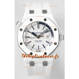 Audemars Piguet Royal Oak Offshore Céramique Réplique Suisse 1:1 Ultimate Montre Réplique Cadran Blanc Mouvement Cal.3102