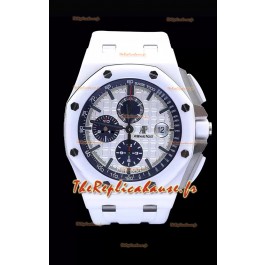Audemars Piguet Royal Oak Offshore Céramique Blanche - Ultimate 1:1 Mouvement 3126