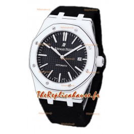 Audemars Piguet Royal Oak Ref.15400 Montre Boîtier Carbone Forgé Cadran Noir Réplique 1:1 