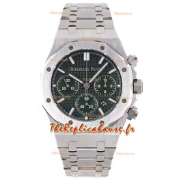 Audemars Piguet Réplique Chronographe Royal Oak 1:1 - Acier 904L - Cadran vert 41MM