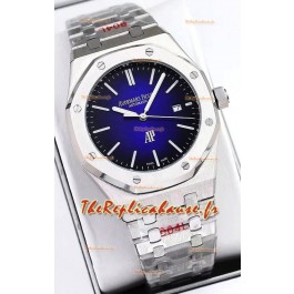 Audemars Piguet Montre Royal Oak Jumbo édition extra fine cadran bleu - 39MM dans un boîtier en acier 904L